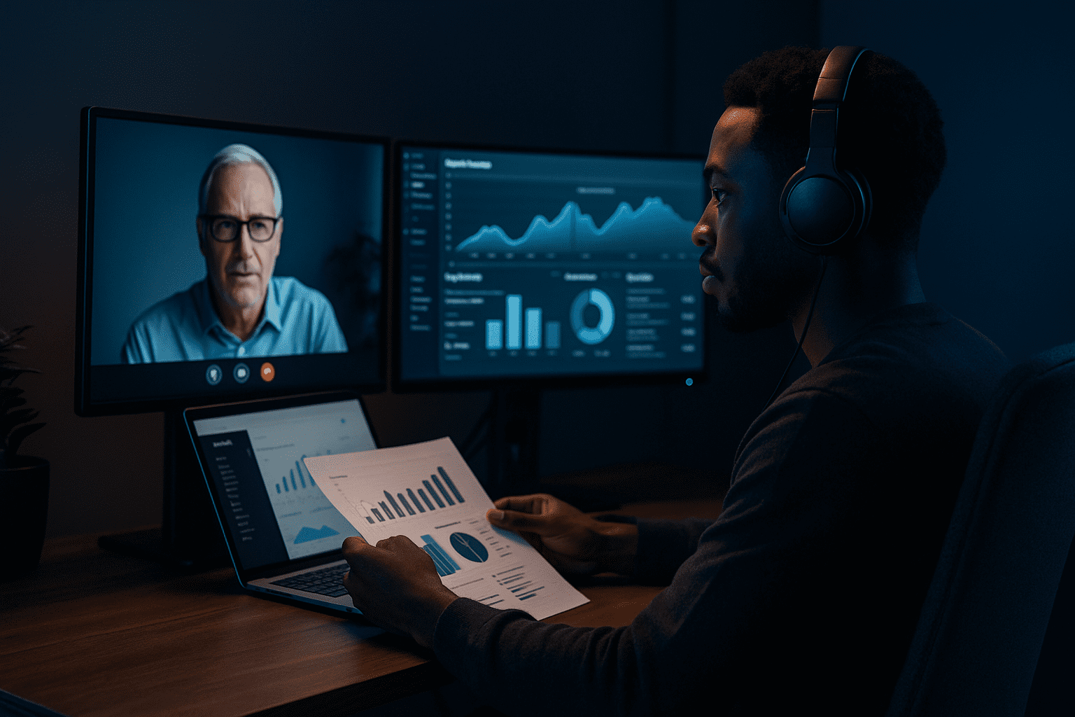 kenyan creative working remotely on client projects for a global agency